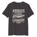 AMERICA'S HIGHWAY unisex t-shirt - Printoo Shop - - cars, t-shirt, unisex, Unisex Organic Cotton T-Shirt | Stanley/Stella STTU169