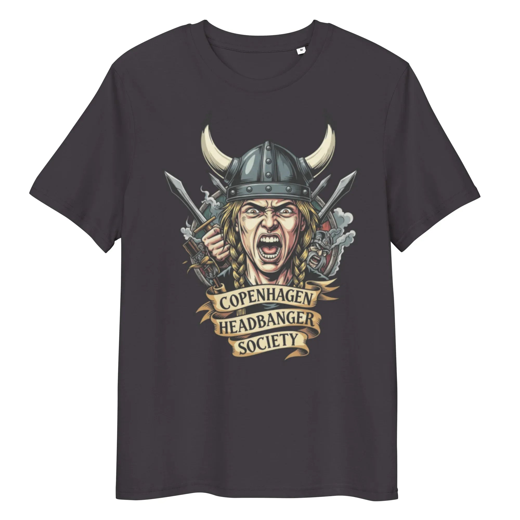 COPENHAGEN HEADBANGER SOCIETY unisex t-shirt - Printoo Shop - - metalmusic, Music t-shirt, t-shirt, unisex, Unisex Organic Cotton T-Shirt | Stanley/Stella STTU169