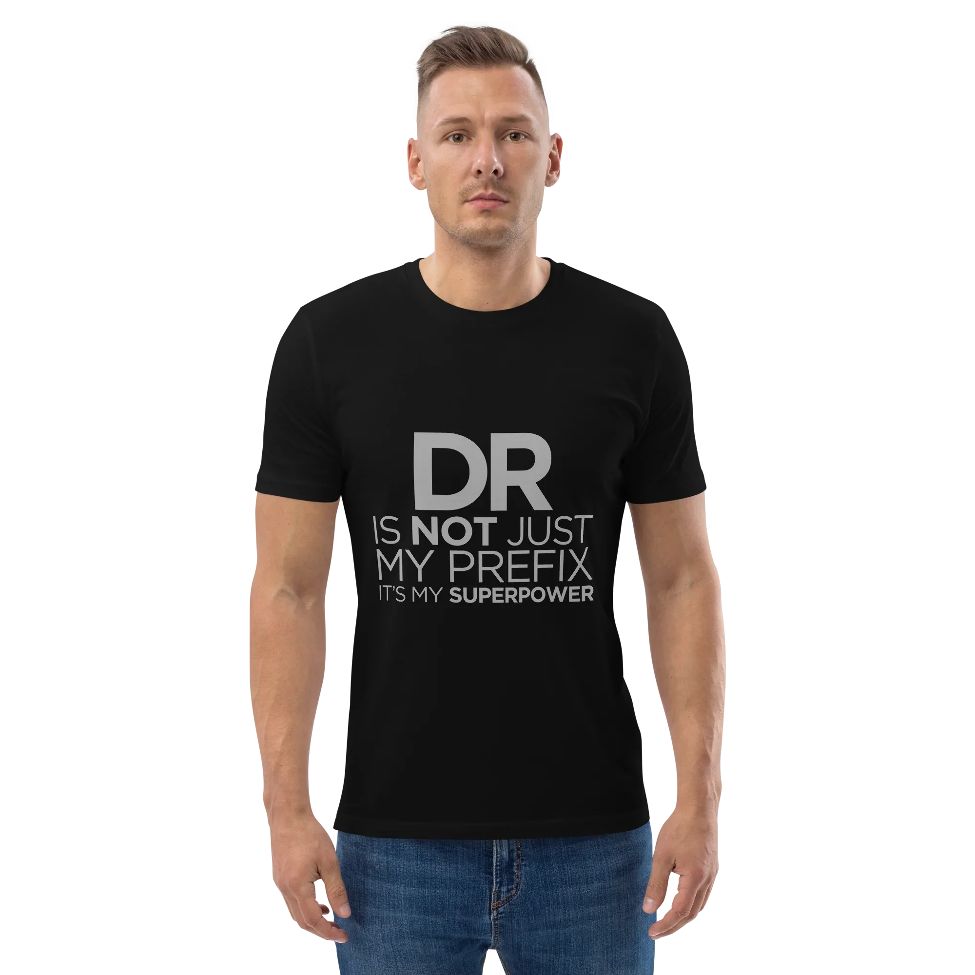 SUPERPOWER unisex t-shirt - Printoo Shop - - Doctor, t-shirt, unisex, Unisex Organic Cotton T-Shirt | Stanley/Stella STTU169
