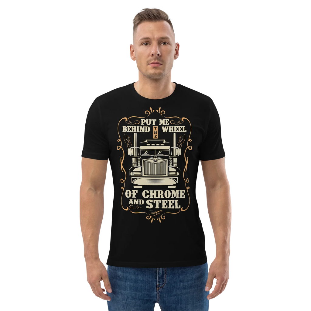 BEHIND THE WHEEL unisex t-shirt - - - Printoo Shop