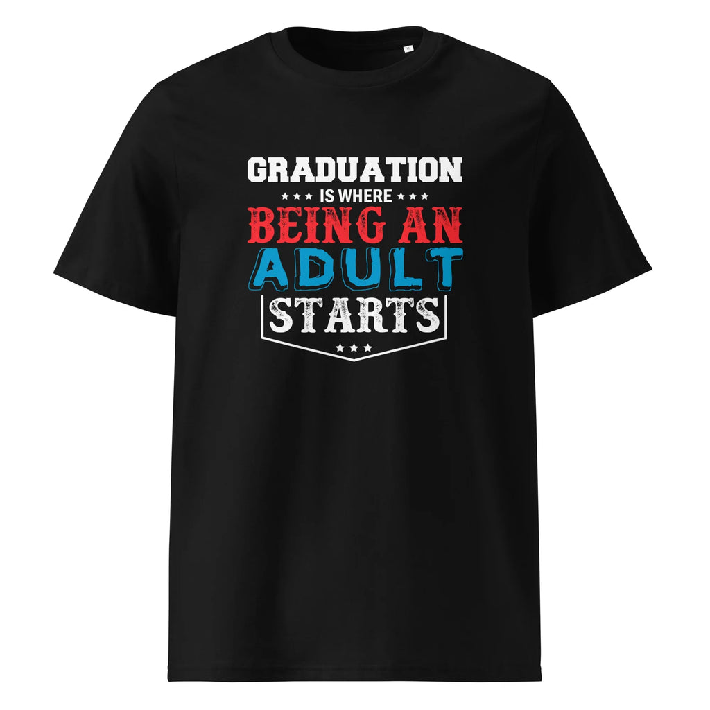ADULTING BEGINS unisex t-shirt - - - Printoo Shop