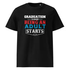 ADULTING BEGINS unisex t-shirt - - - Printoo Shop