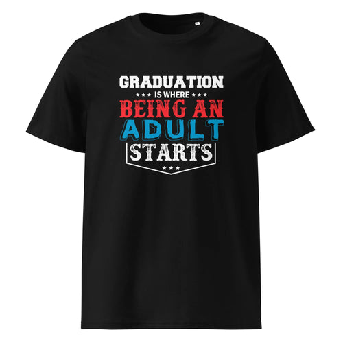 ADULTING BEGINS unisex t-shirt - - - Printoo Shop