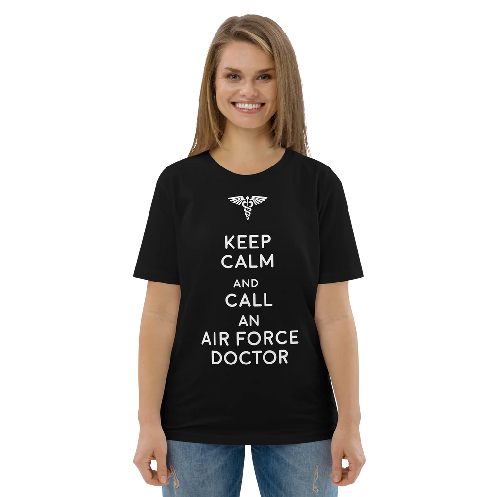 AIR FORCE DOCTOR unisex t-shirt - Printoo Shop - - Doctor, t-shirt, unisex, Unisex Organic Cotton T-Shirt | Stanley/Stella STTU169