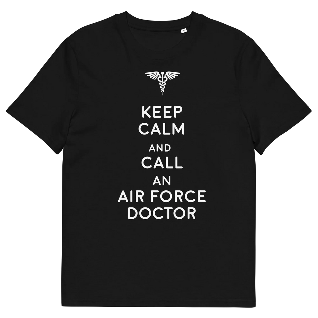 AIR FORCE DOCTOR unisex t-shirt - Printoo Shop - - Doctor, t-shirt, unisex, Unisex Organic Cotton T-Shirt | Stanley/Stella STTU169