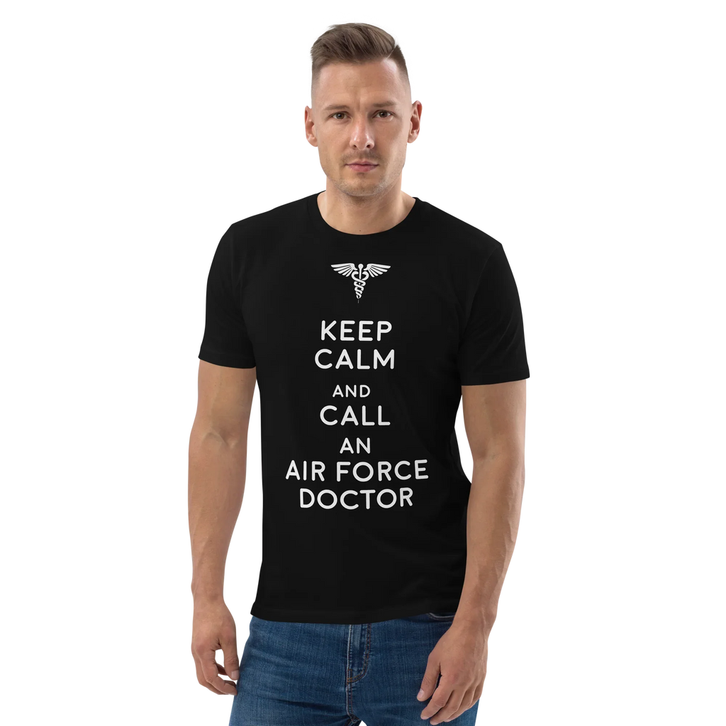 AIR FORCE DOCTOR unisex t-shirt - Printoo Shop - - Doctor, t-shirt, unisex, Unisex Organic Cotton T-Shirt | Stanley/Stella STTU169