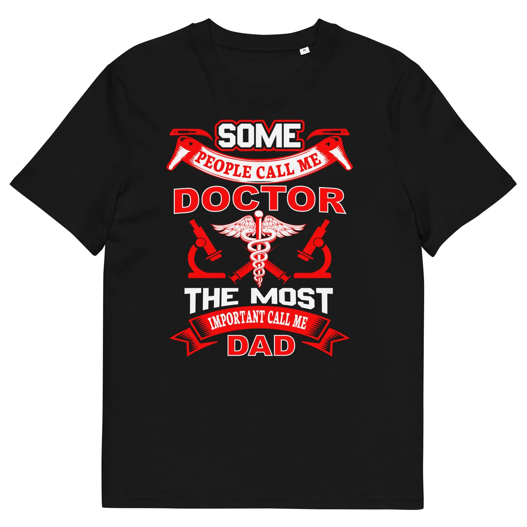 DOCTOR & DAD unisex t-shirt - Printoo Shop - - Doctor, t-shirt, unisex, Unisex Organic Cotton T-Shirt | Stanley/Stella STTU169