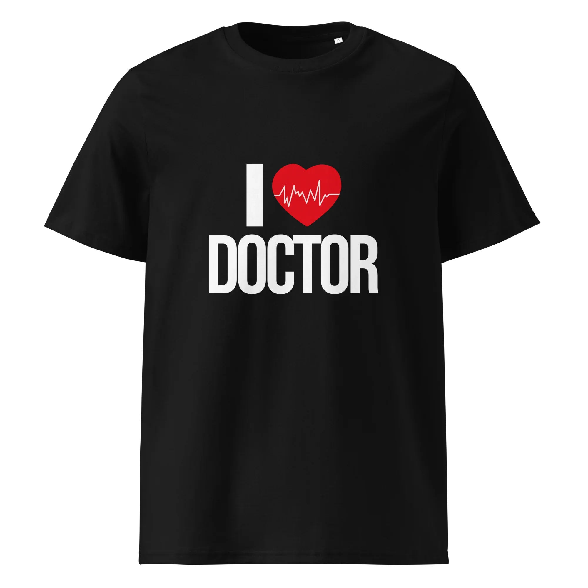 I LOVE DOCTOR unisex t-shirt - Printoo Shop - - Doctor, t-shirt, unisex, Unisex Organic Cotton T-Shirt | Stanley/Stella STTU169