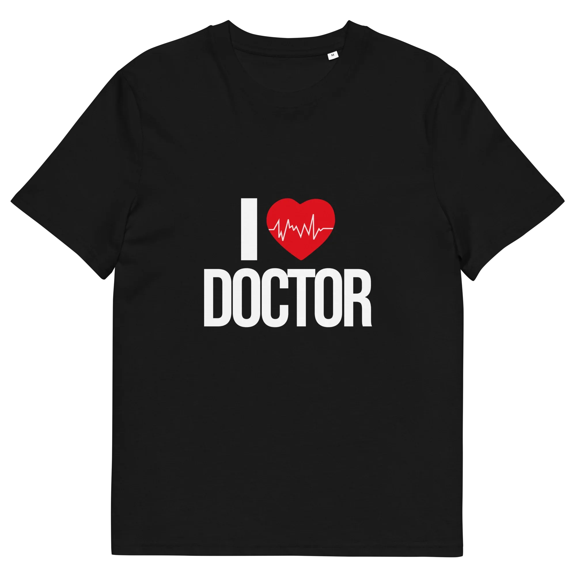 I LOVE DOCTOR unisex t-shirt - Printoo Shop - - Doctor, t-shirt, unisex, Unisex Organic Cotton T-Shirt | Stanley/Stella STTU169