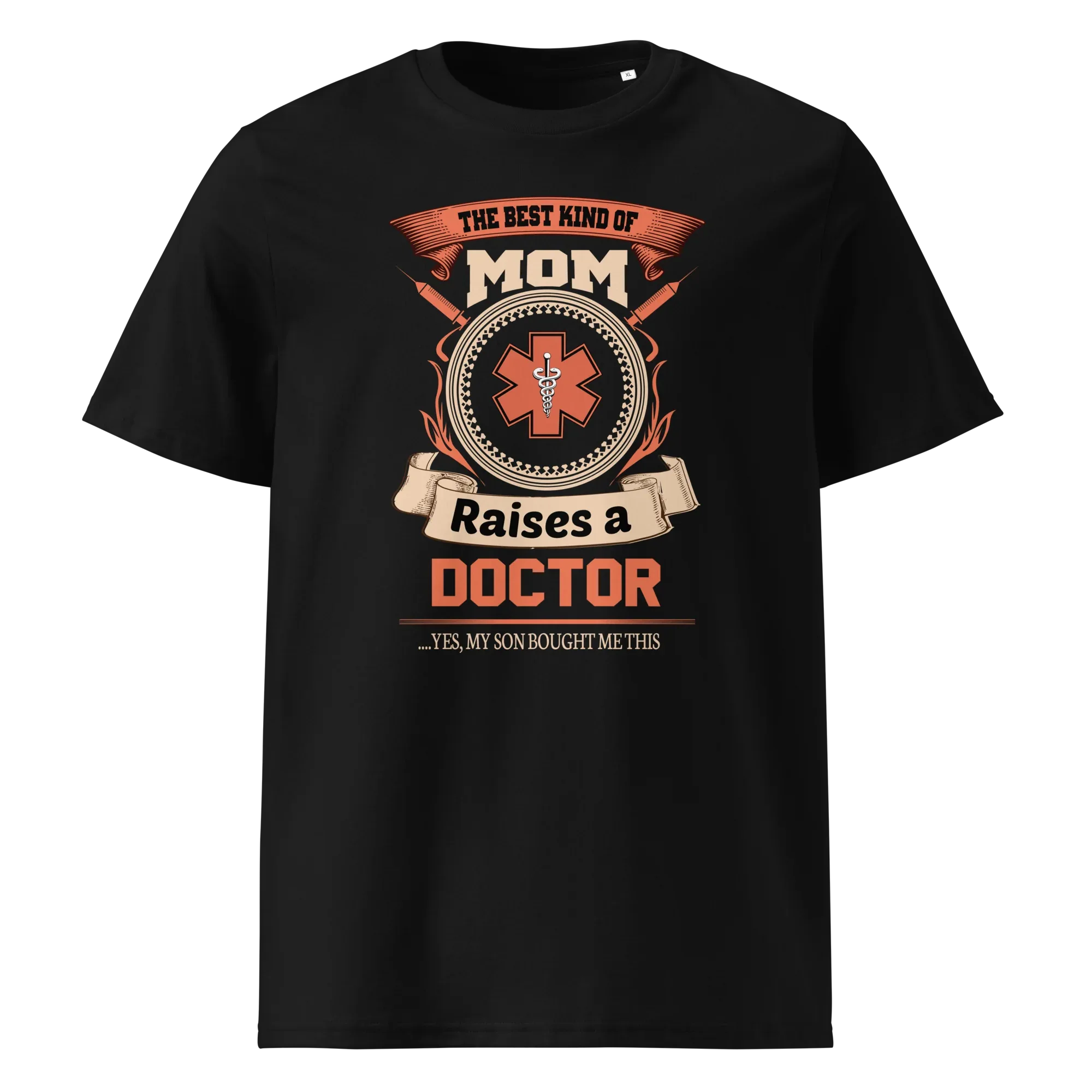 RAISES A DOCTOR unisex t-shirt - Printoo Shop - - Doctor, t-shirt, unisex, Unisex Organic Cotton T-Shirt | Stanley/Stella STTU169