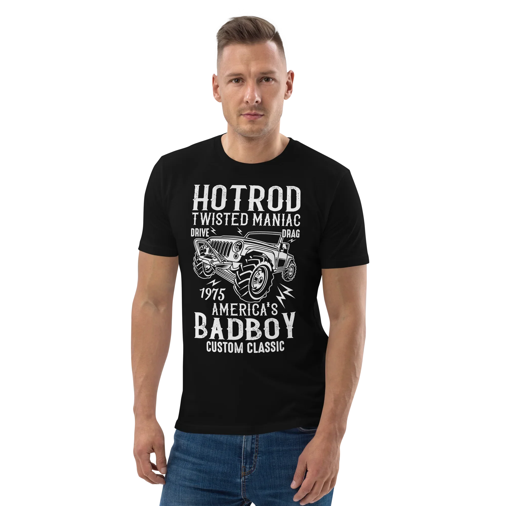 HOTROD BADBOY unisex t-shirt - - - Printoo Shop