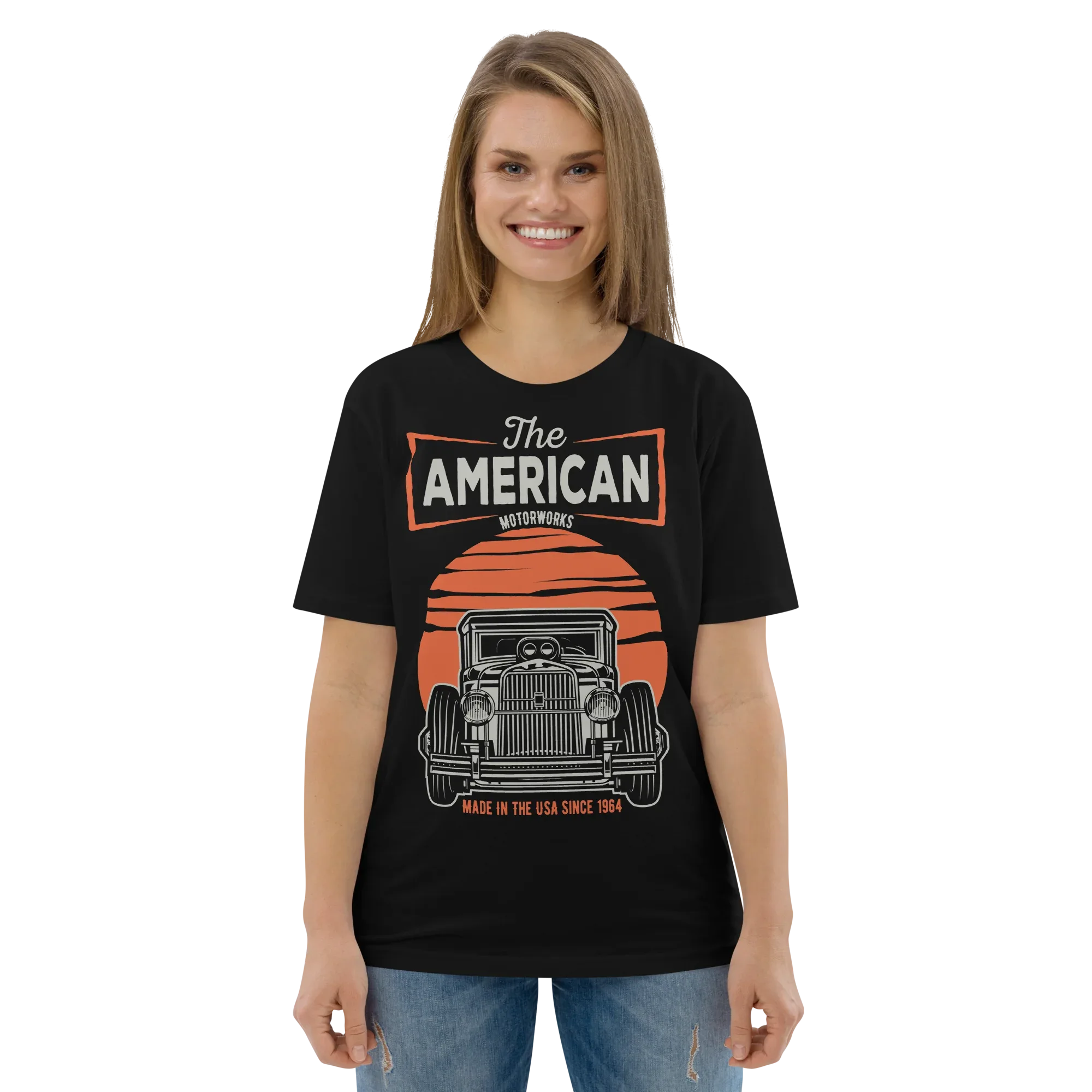 THE AMERICAN MOTORWORKS unisex t-shirt - - - Printoo Shop