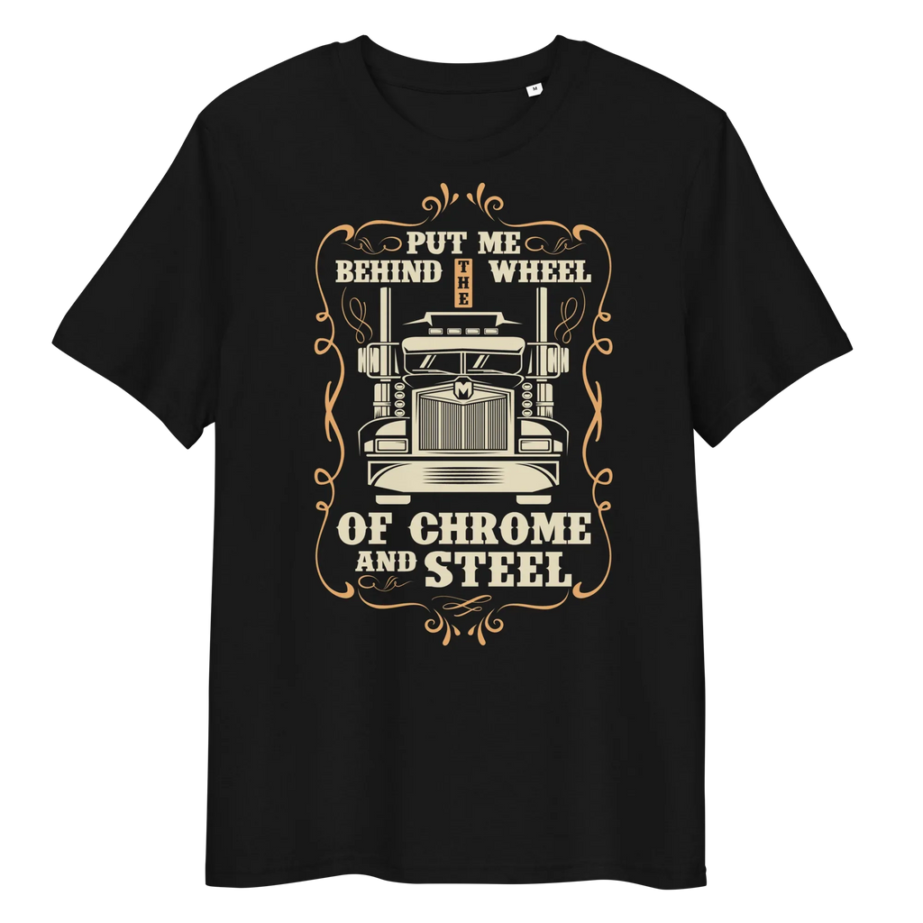 BEHIND THE WHEEL unisex t-shirt - - - Printoo Shop