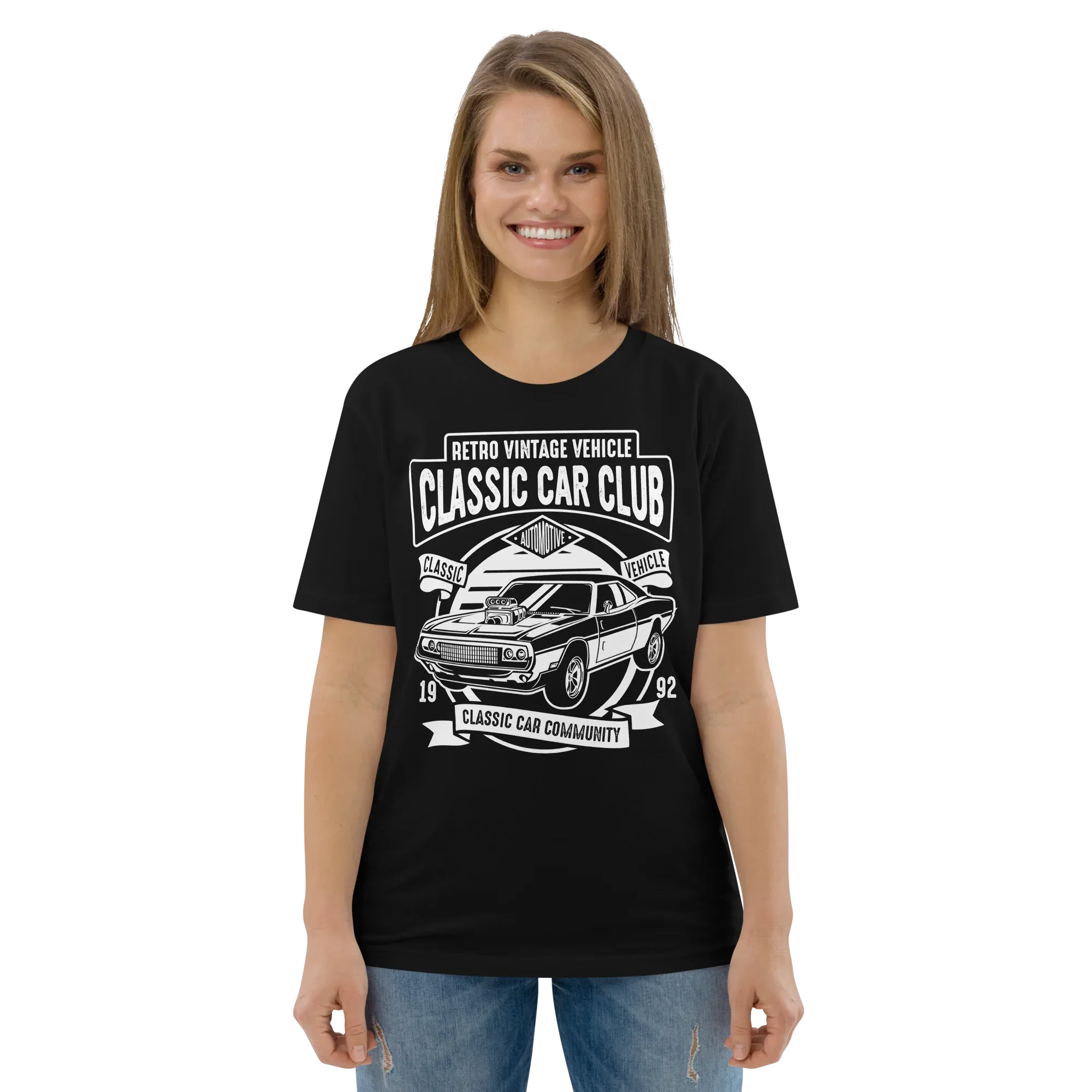CLASSIC CAR CLUB unisex t-shirt - - - Printoo Shop