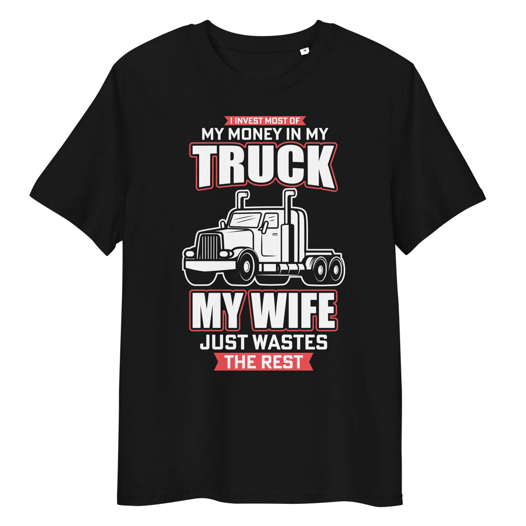 MY TRUCK & MY WIFE unisex t-shirt - - Cars & Trucks t-shirts - Printoo Shop