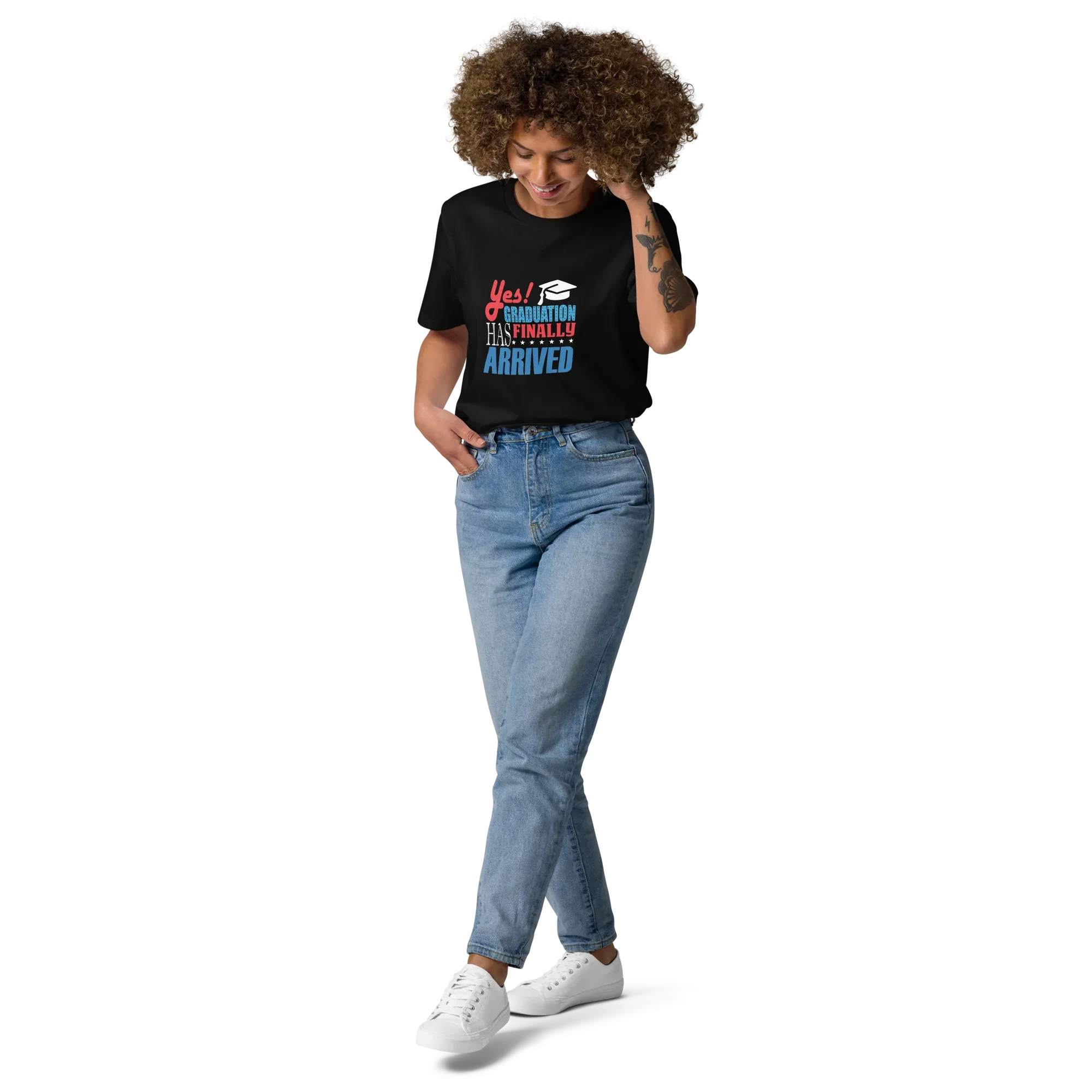 FINALLY GRADUATED unisex t-shirt - - Graduation shirts - Printoo Shop