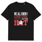 FUNNY COOL HAT unisex t-shirt - - Graduation shirts - Printoo Shop