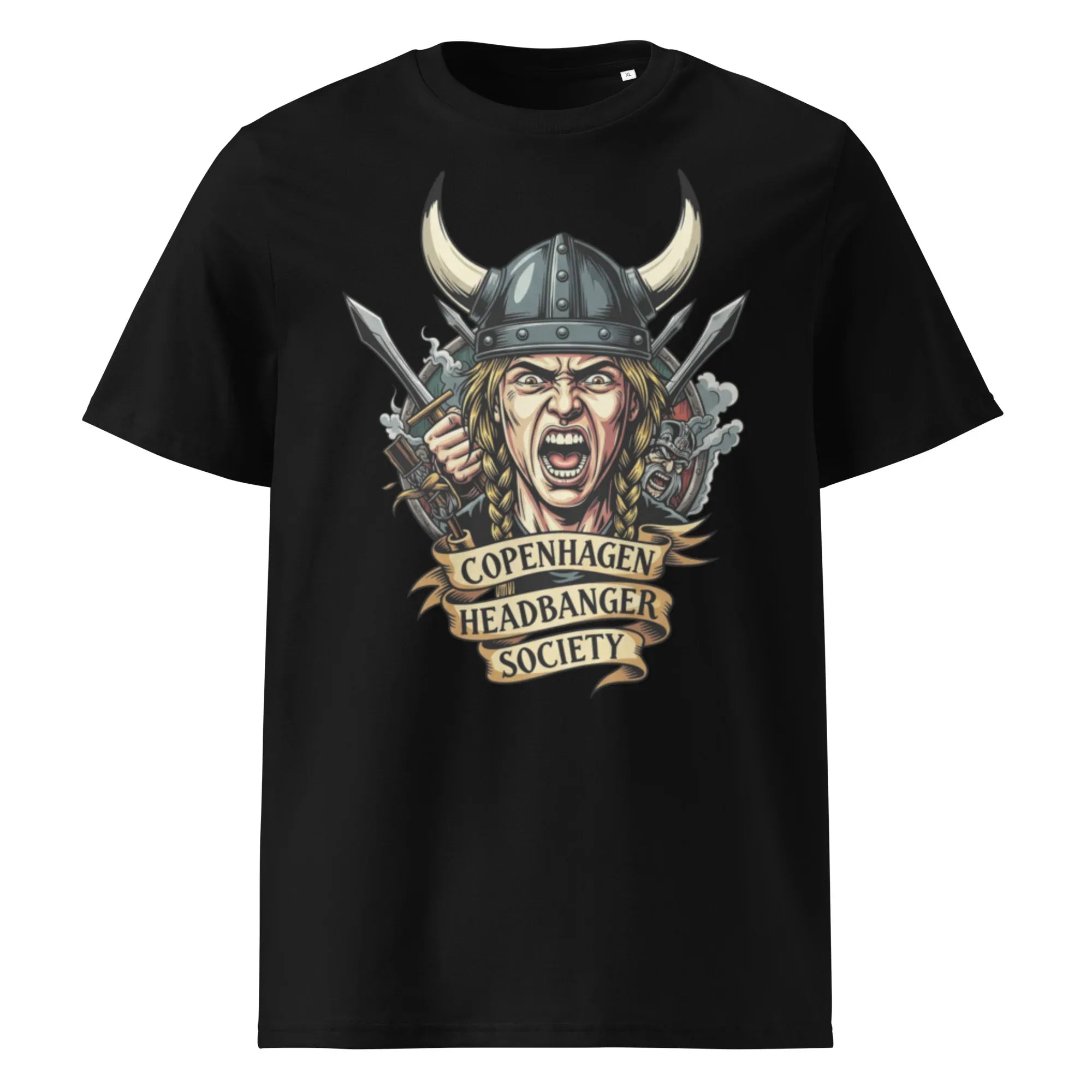 COPENHAGEN HEADBANGER SOCIETY unisex t-shirt - Printoo Shop - - metalmusic, Music t-shirt, t-shirt, unisex, Unisex Organic Cotton T-Shirt | Stanley/Stella STTU169