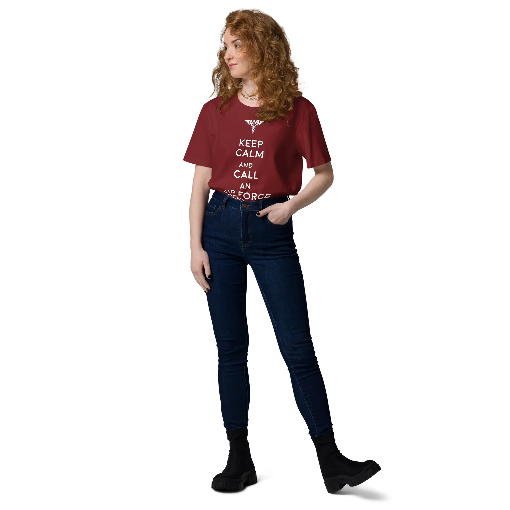 AIR FORCE DOCTOR unisex t-shirt - Printoo Shop - - Doctor, t-shirt, unisex, Unisex Organic Cotton T-Shirt | Stanley/Stella STTU169