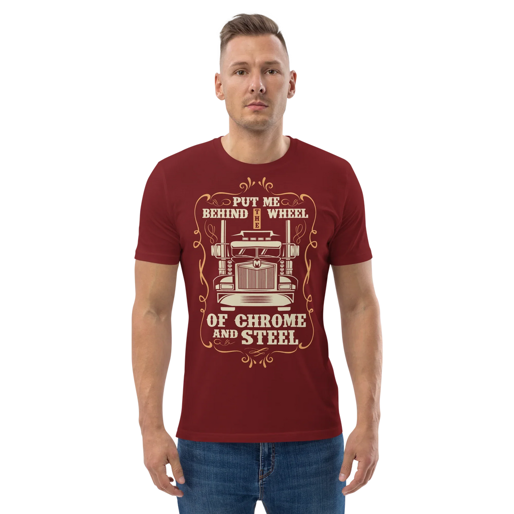 BEHIND THE WHEEL unisex t-shirt - - - Printoo Shop