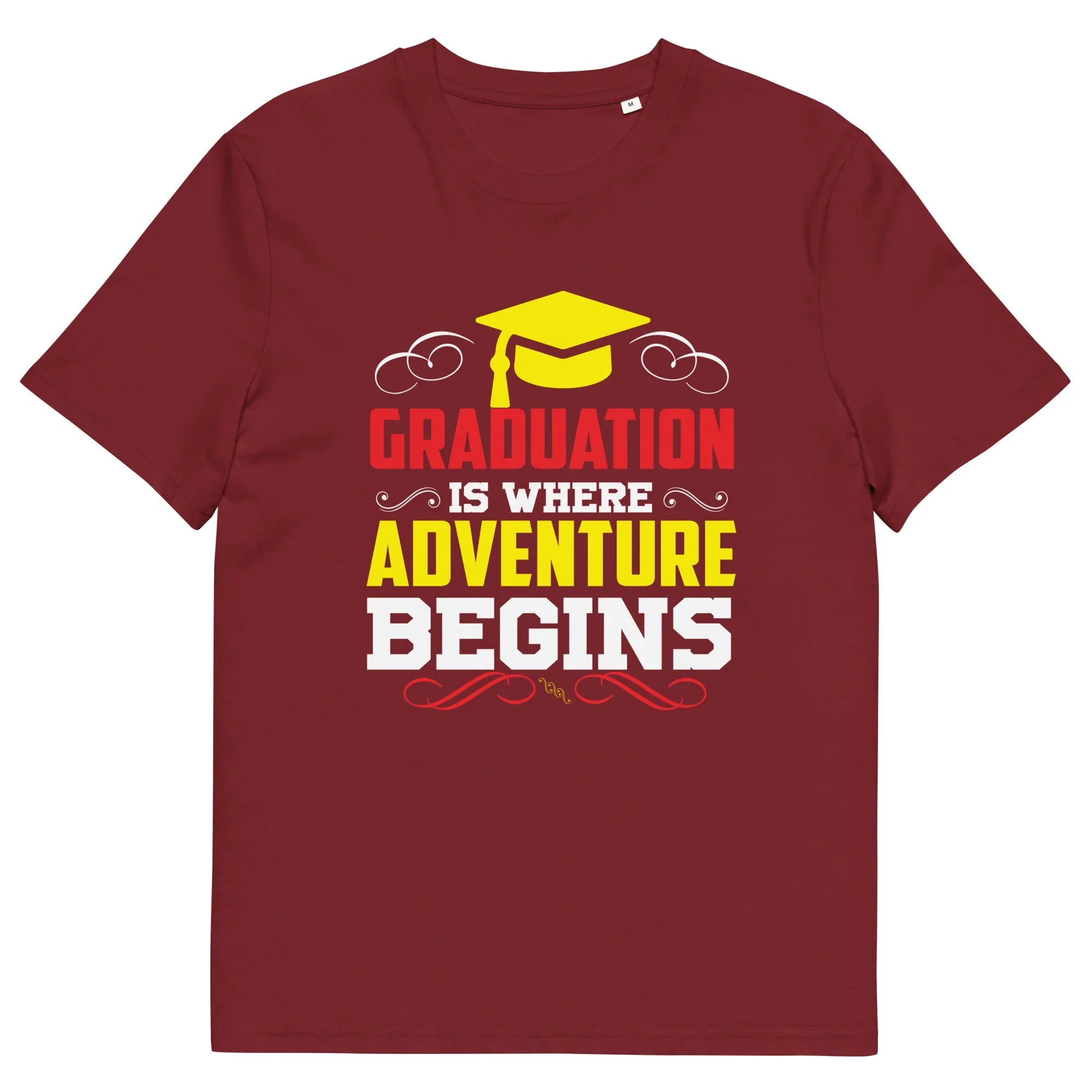 ADVENTURE BEGINS unisex t-shirt - - - Printoo Shop
