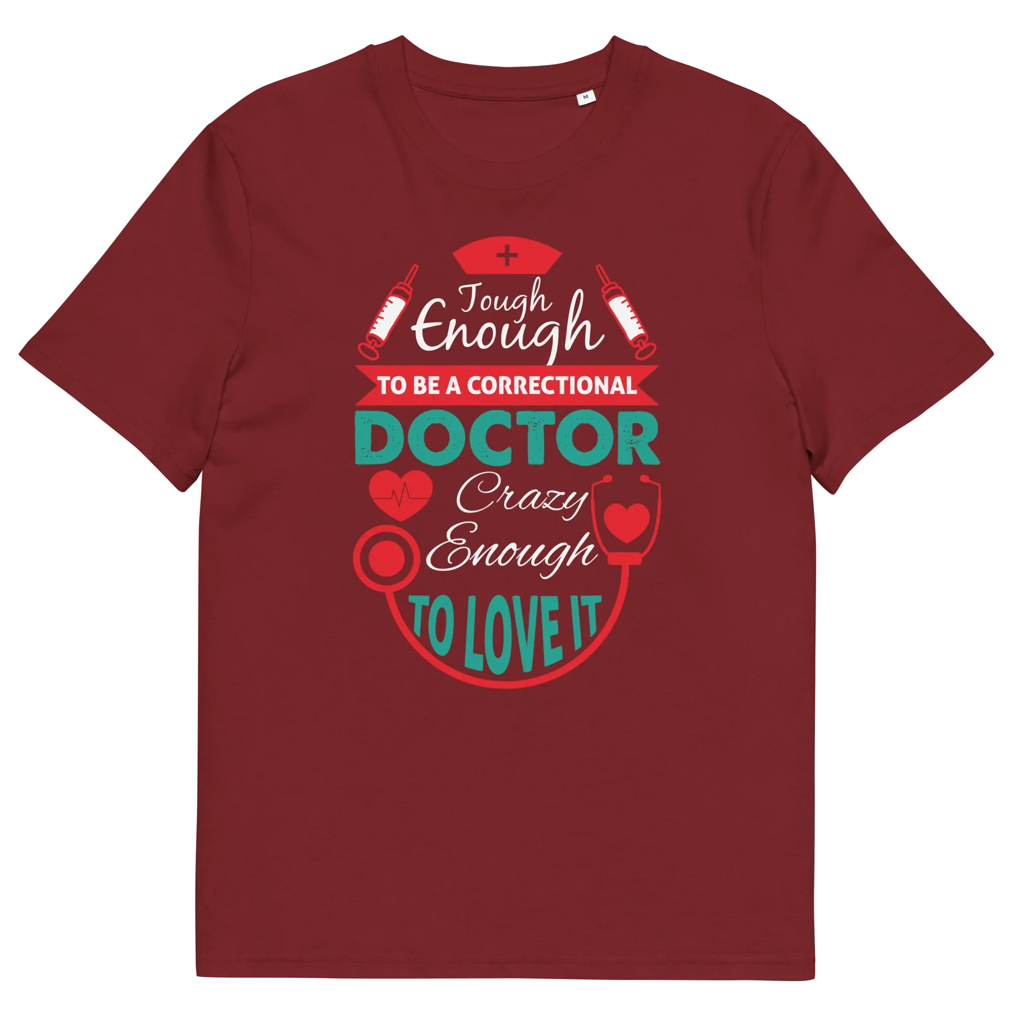 CORRECTIONAL DOCTOR unisex t-shirt - Printoo Shop - - Doctor, t-shirt, unisex, Unisex Organic Cotton T-Shirt | Stanley/Stella STTU169