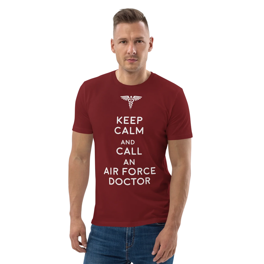 AIR FORCE DOCTOR unisex t-shirt - Printoo Shop - - Doctor, t-shirt, unisex, Unisex Organic Cotton T-Shirt | Stanley/Stella STTU169