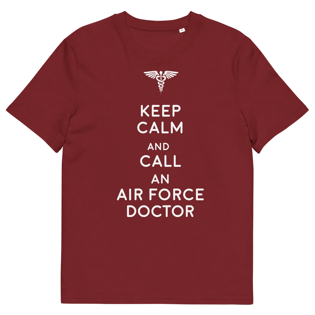 AIR FORCE DOCTOR unisex t-shirt - Printoo Shop - - Doctor, t-shirt, unisex, Unisex Organic Cotton T-Shirt | Stanley/Stella STTU169