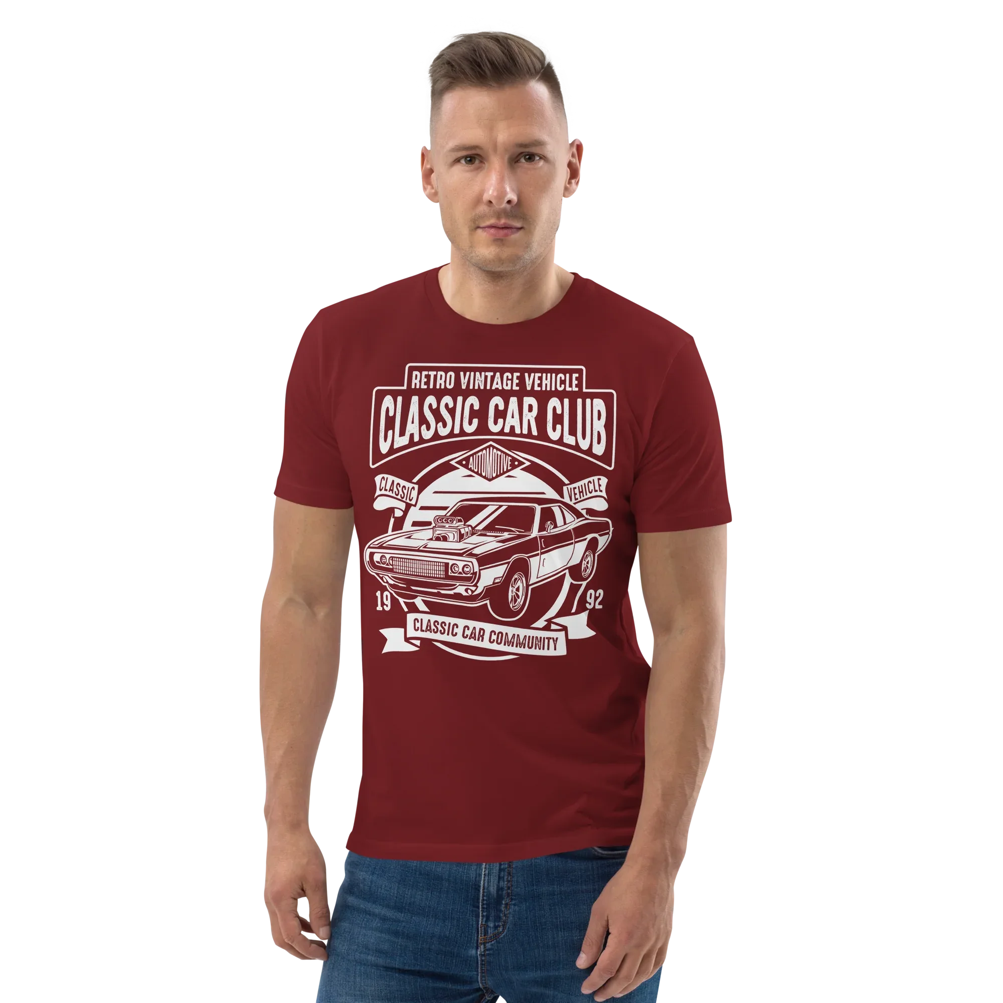 CLASSIC CAR CLUB unisex t-shirt - - - Printoo Shop