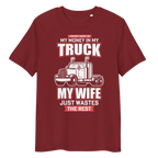 MY TRUCK & MY WIFE unisex t-shirt - - Cars & Trucks t-shirts - Printoo Shop