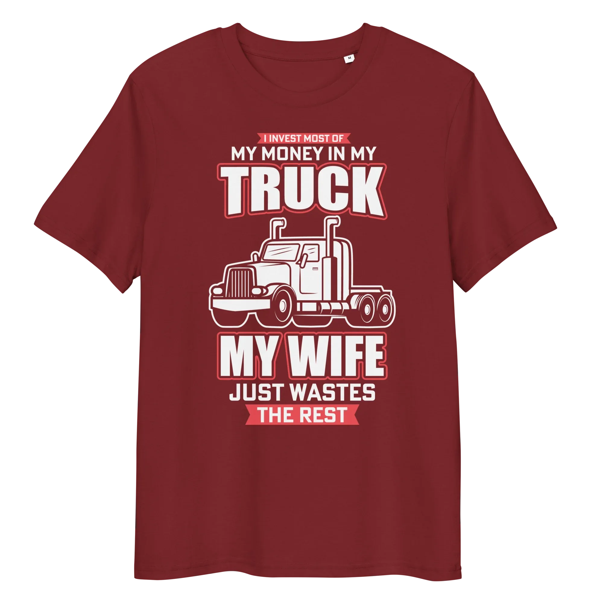 MY TRUCK & MY WIFE unisex t-shirt - - Cars & Trucks t-shirts - Printoo Shop