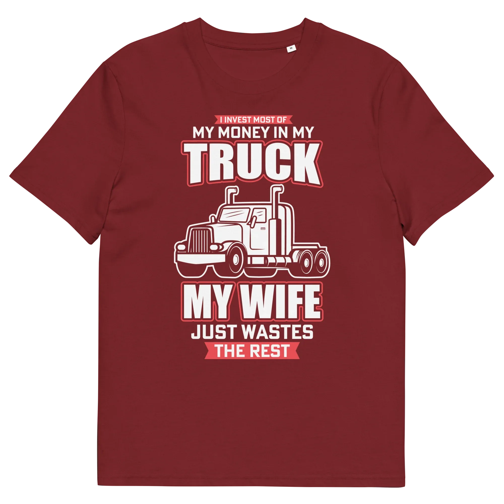 MY TRUCK & MY WIFE unisex t-shirt - - Cars & Trucks t-shirts - Printoo Shop