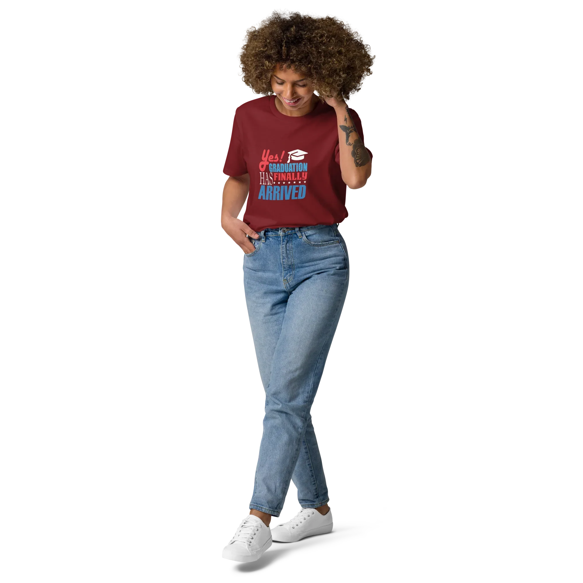 FINALLY GRADUATED unisex t-shirt - - Graduation shirts - Printoo Shop