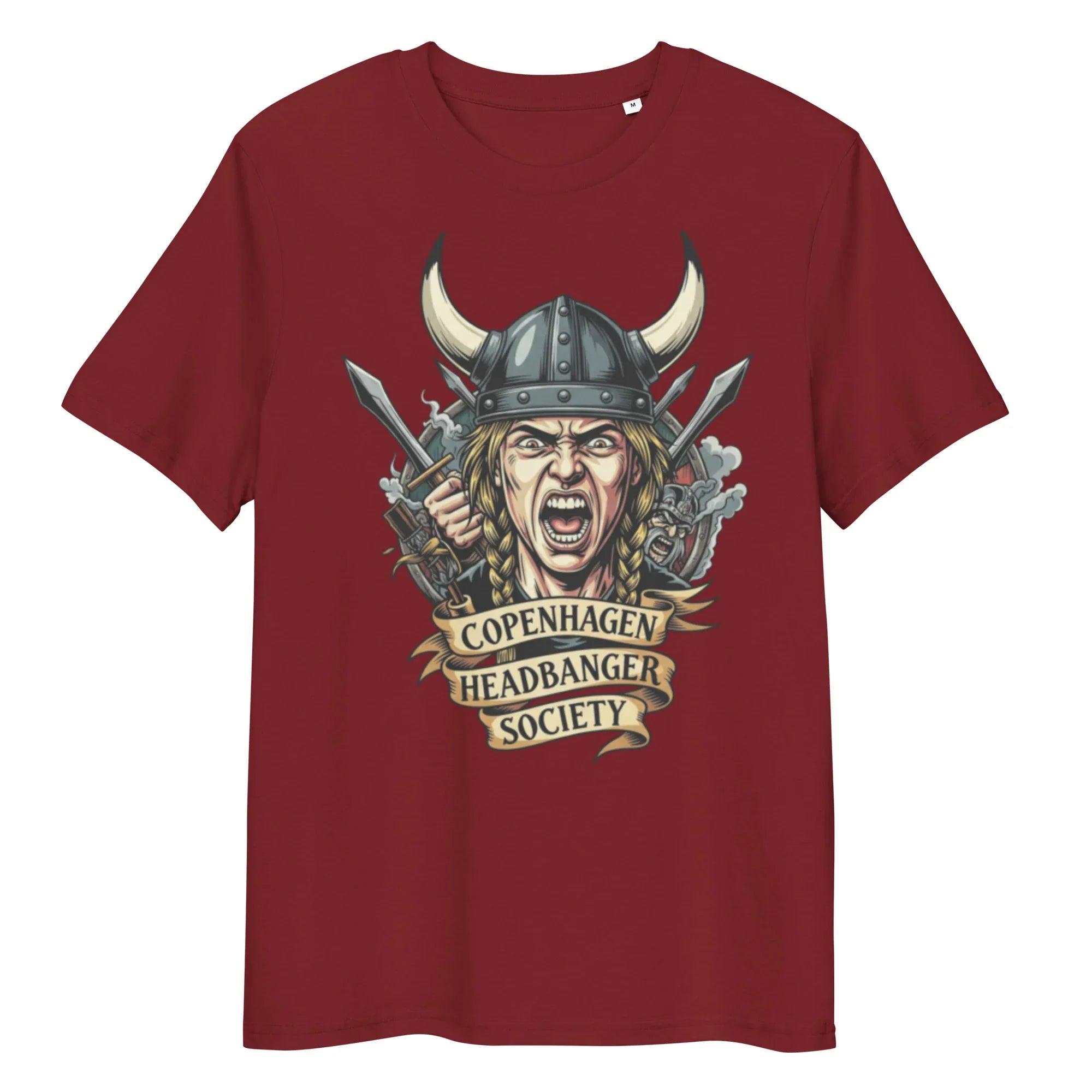 COPENHAGEN HEADBANGER SOCIETY unisex t-shirt - Printoo Shop - - metalmusic, Music t-shirt, t-shirt, unisex, Unisex Organic Cotton T-Shirt | Stanley/Stella STTU169