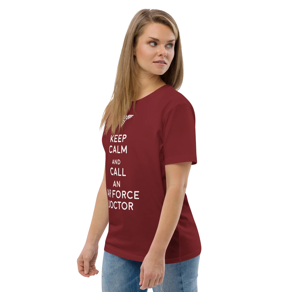 AIR FORCE DOCTOR unisex t-shirt - Printoo Shop - - Doctor, t-shirt, unisex, Unisex Organic Cotton T-Shirt | Stanley/Stella STTU169