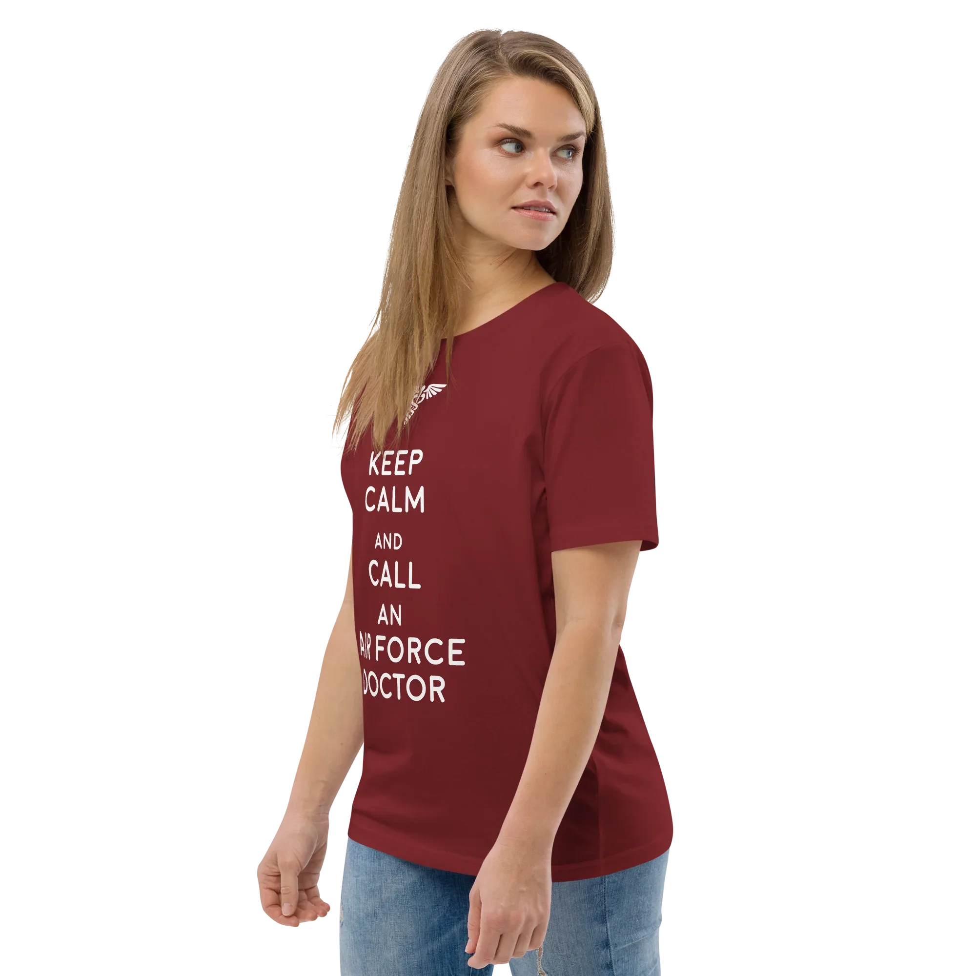AIR FORCE DOCTOR unisex t-shirt - Printoo Shop - - Doctor, t-shirt, unisex, Unisex Organic Cotton T-Shirt | Stanley/Stella STTU169