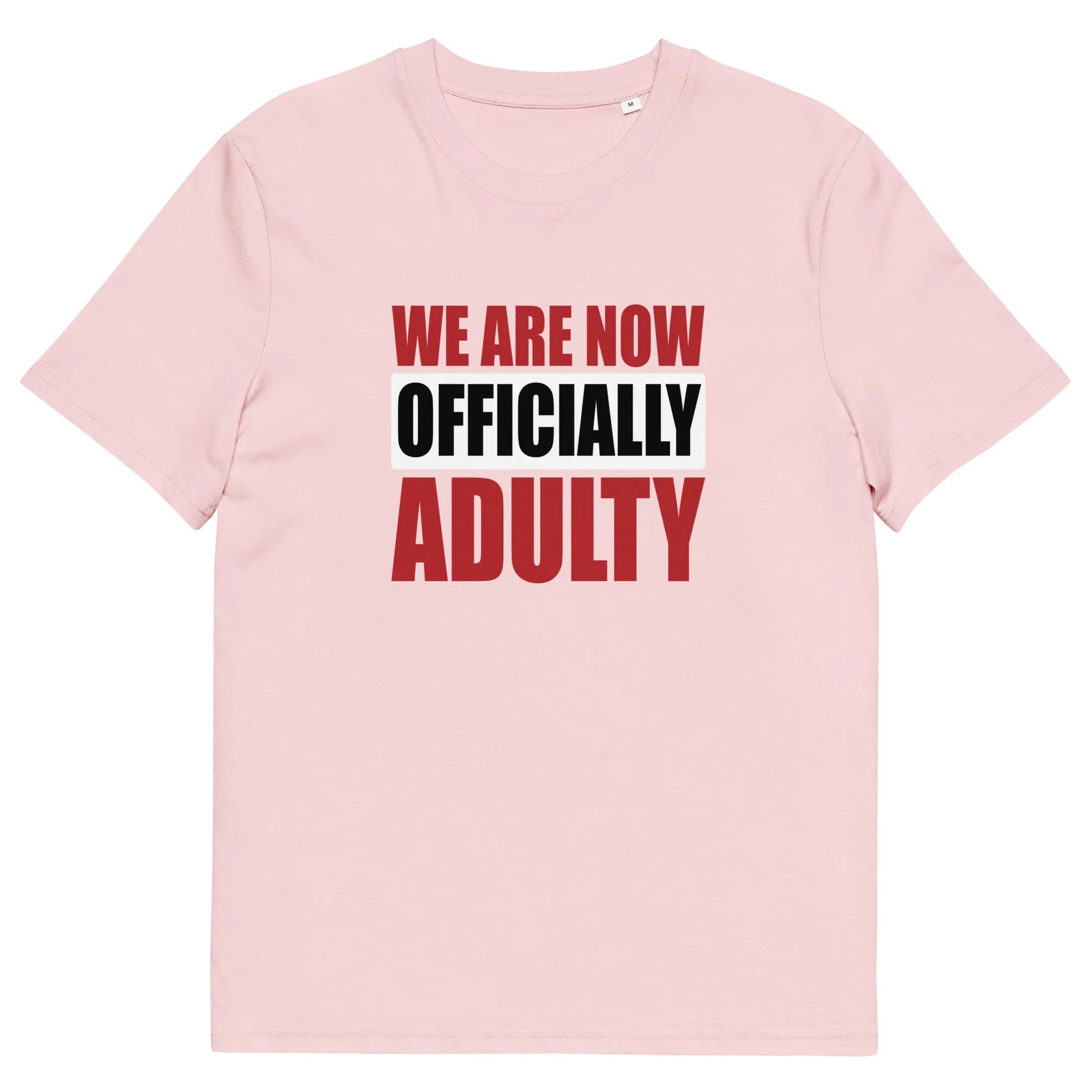 OFFICIALLY ADULTY unisex t-shirt - - Graduation shirts - Printoo Shop