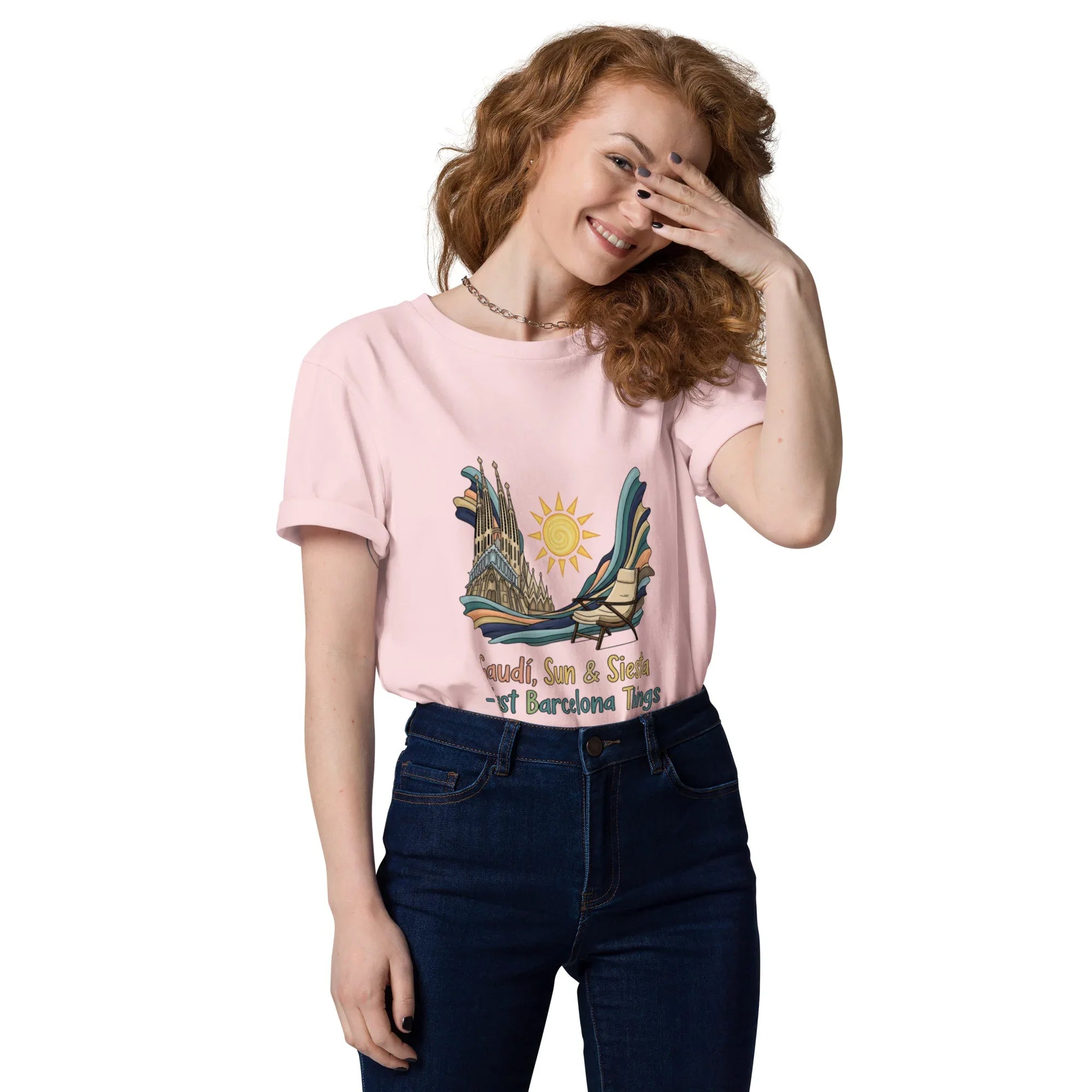 BARCELONA - GAUDI, SUN & SIESTA unisex t-shirt - Printoo Shop - - City t-shirts, t-shirt, unisex, Unisex Organic Cotton T-Shirt | Stanley/Stella STTU169