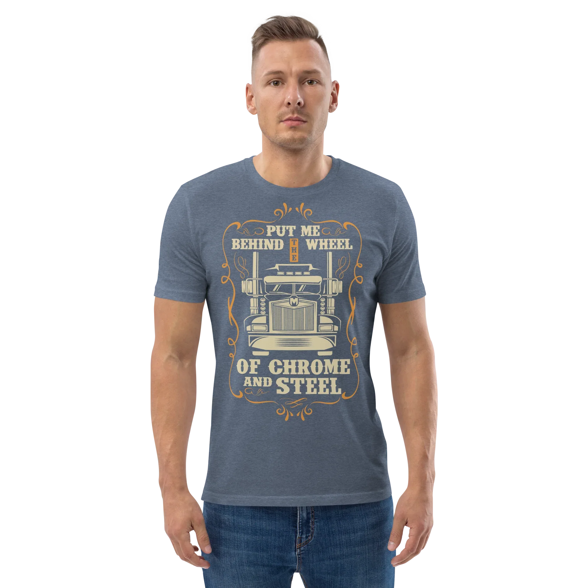 BEHIND THE WHEEL unisex t-shirt - - - Printoo Shop