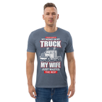 MY TRUCK & MY WIFE unisex t-shirt - - Cars & Trucks t-shirts - Printoo Shop