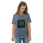 I PAUSED MY GAME TO BE HERE unisex t-shirt - Printoo Shop - - gaming, t-shirt, unisex, Unisex Organic Cotton T-Shirt | Stanley/Stella STTU169