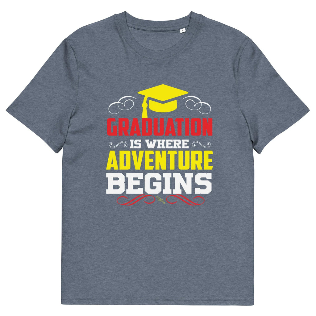 ADVENTURE BEGINS unisex t-shirt - - - Printoo Shop