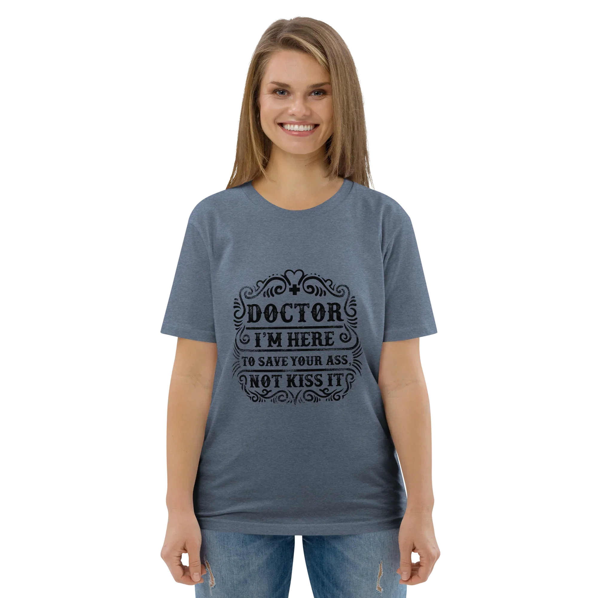 SAVE YOUR ASS unisex t-shirt - Printoo Shop - - Doctor, t-shirt, unisex, Unisex Organic Cotton T-Shirt | Stanley/Stella STTU169