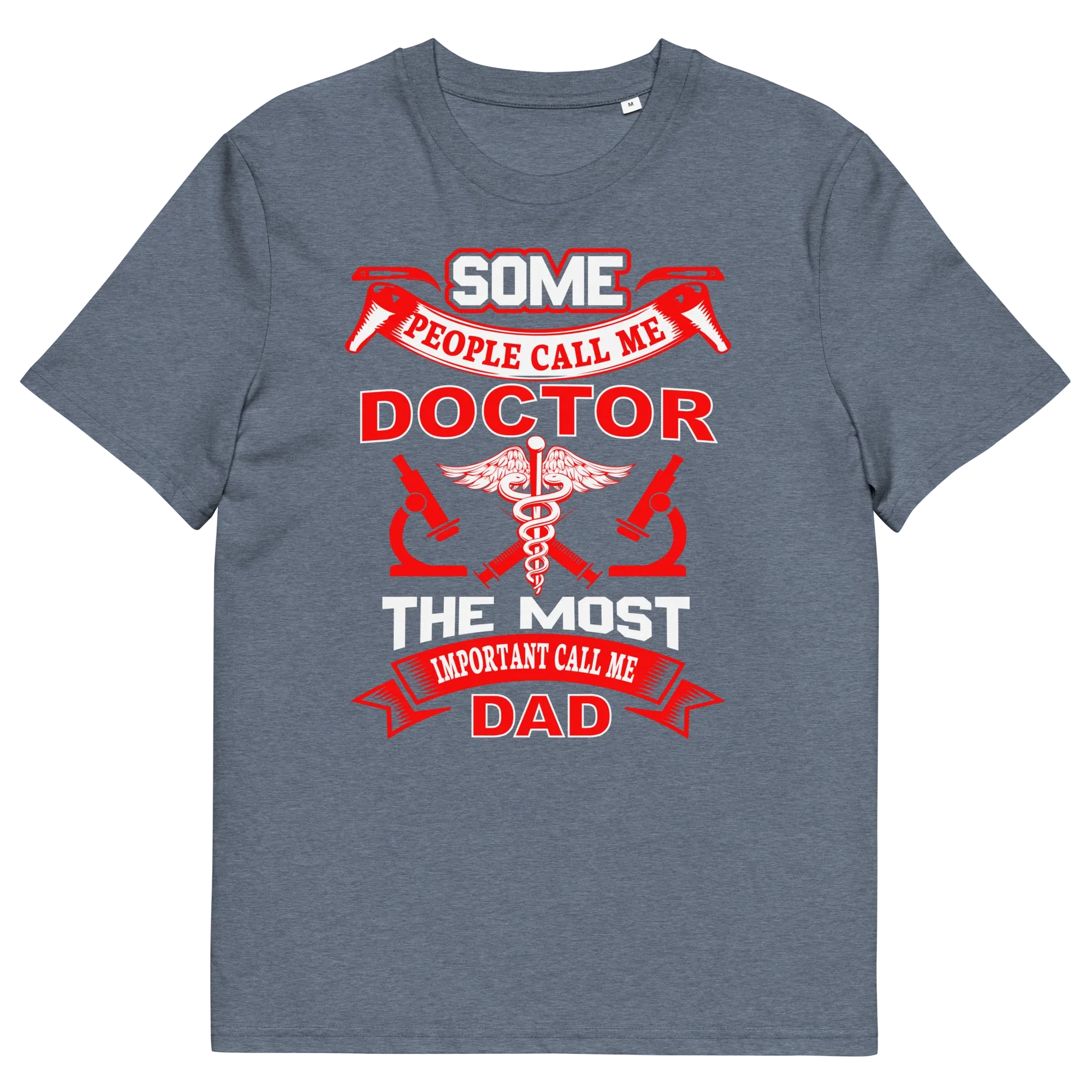 DOCTOR & DAD unisex t-shirt - Printoo Shop - - Doctor, t-shirt, unisex, Unisex Organic Cotton T-Shirt | Stanley/Stella STTU169
