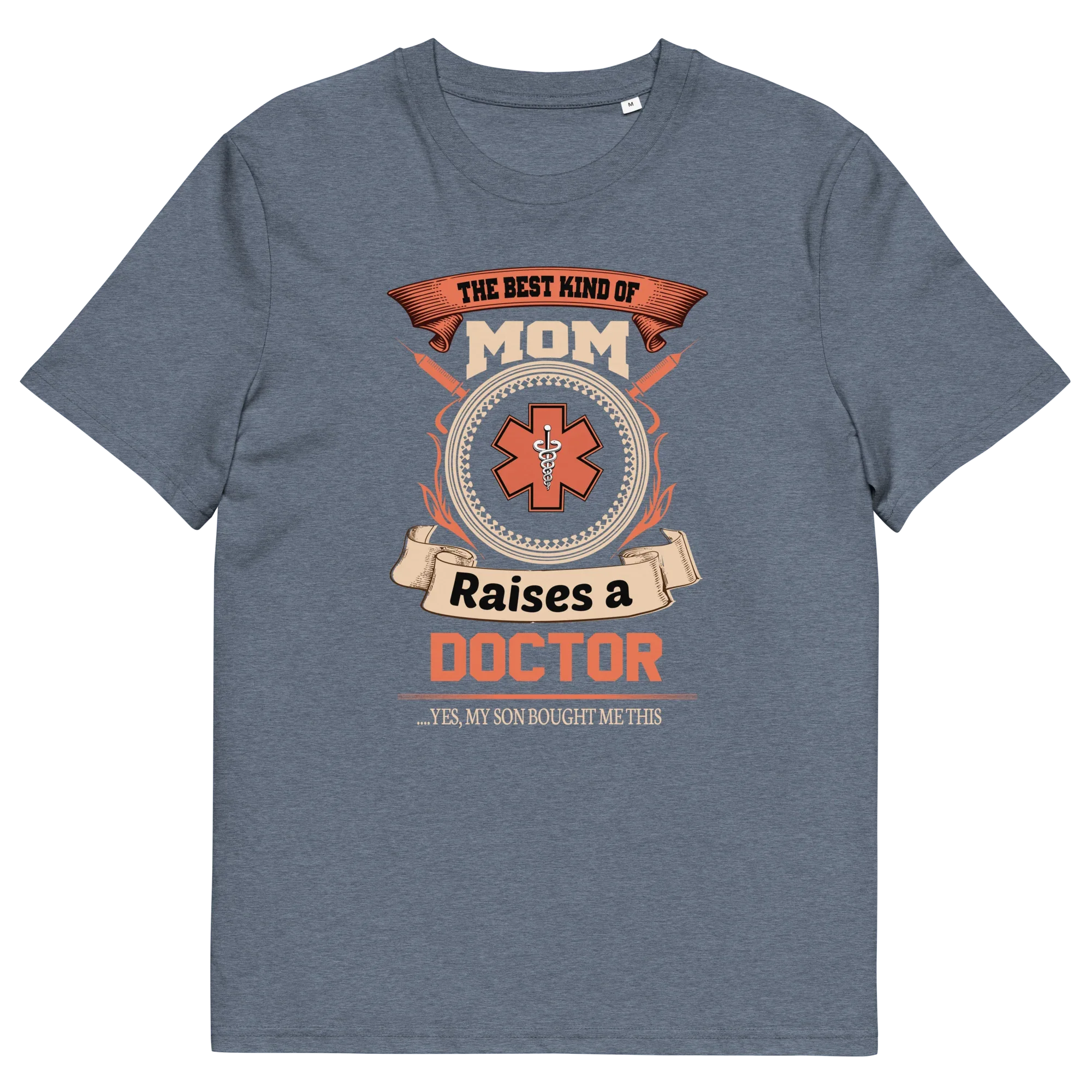 RAISES A DOCTOR unisex t-shirt - Printoo Shop - - Doctor, t-shirt, unisex, Unisex Organic Cotton T-Shirt | Stanley/Stella STTU169