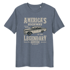 AMERICA'S HIGHWAY unisex t-shirt - Printoo Shop - - cars, t-shirt, unisex, Unisex Organic Cotton T-Shirt | Stanley/Stella STTU169