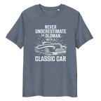 OLDMAN WITH A CLASSIC CAR unisex t-shirt - - - Printoo Shop