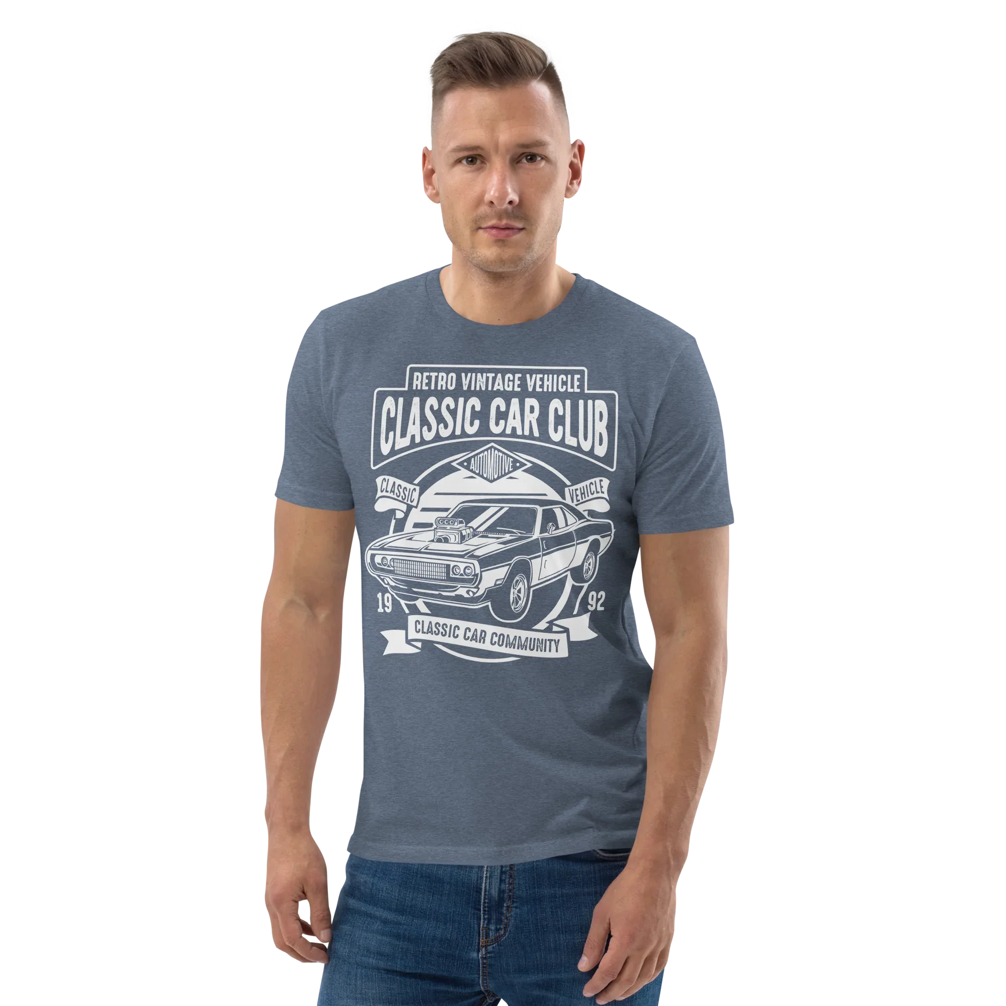 CLASSIC CAR CLUB unisex t-shirt - - - Printoo Shop