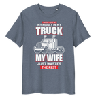 MY TRUCK & MY WIFE unisex t-shirt - - Cars & Trucks t-shirts - Printoo Shop