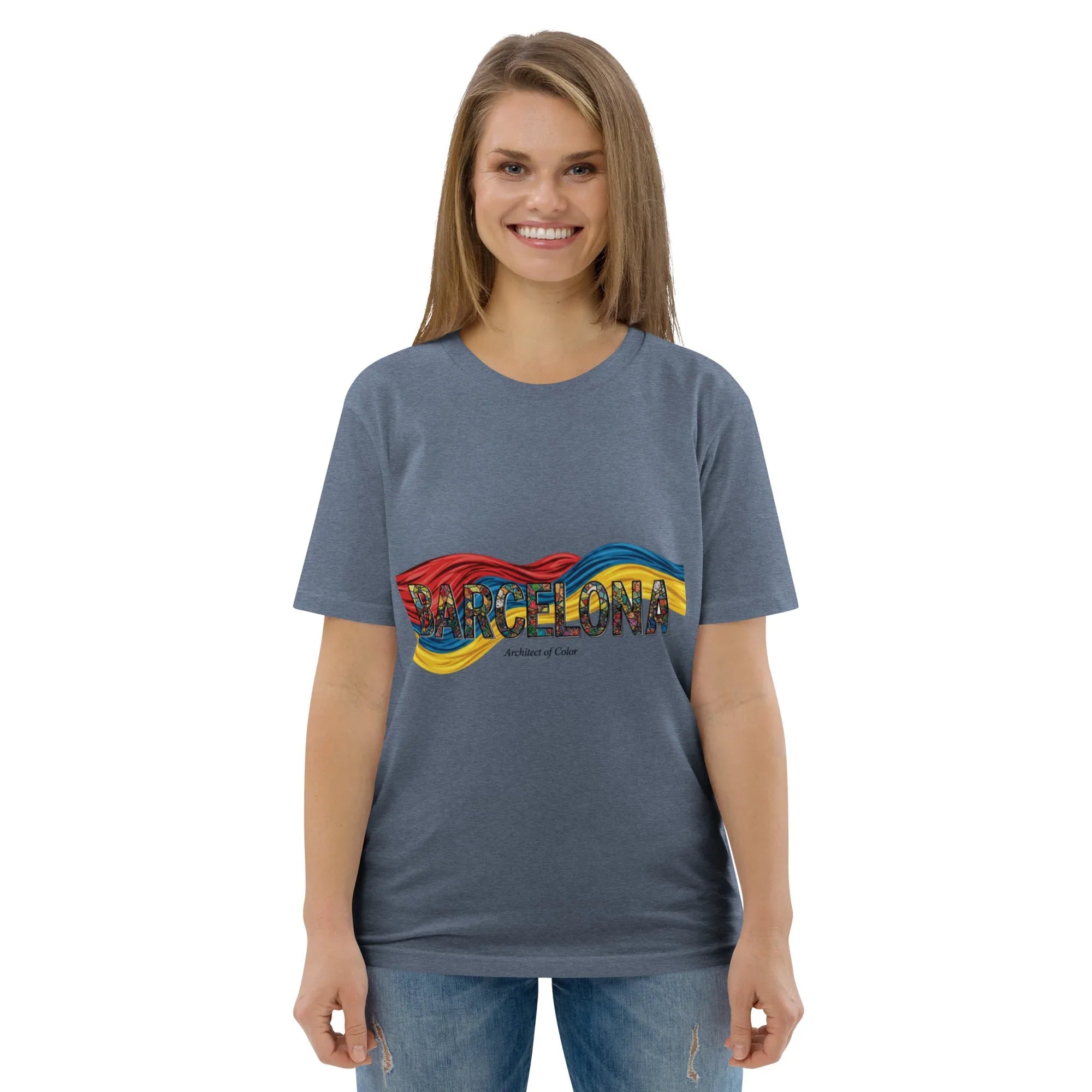 BARCELONA CITY unisex t-shirt - Printoo Shop - - City t-shirts, t-shirt, unisex, Unisex Organic Cotton T-Shirt | Stanley/Stella STTU169